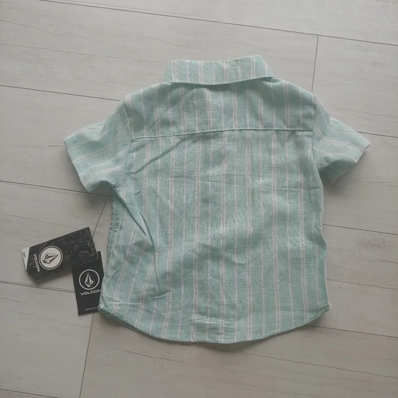 VOLCOM Baby NEW Button Up Shirt & Chino Pants